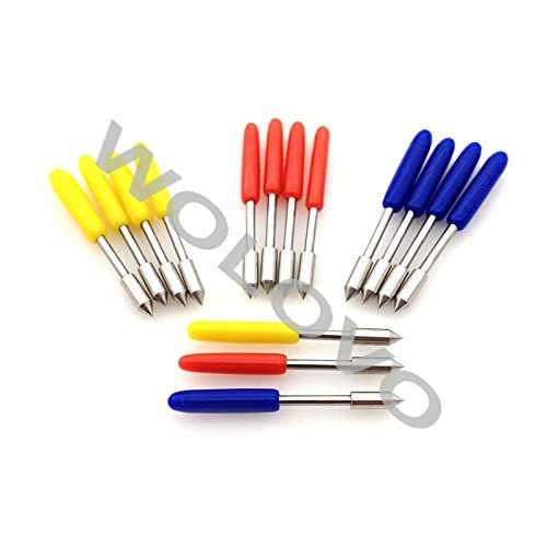 [Australia - AusPower] - 15pc 30/45/60 Degree Graphtec CB09 Silhouette Cameo Craftrobo Portrait Cutting Plotter CB09U Vinyl Cutter Blade+ Plus Blade Housing Holder 