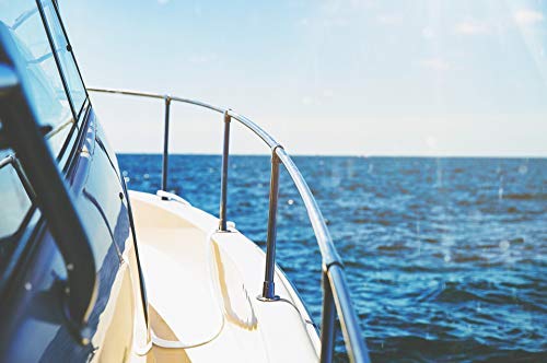 [Australia - AusPower] - Tommy Docks 15 ft Dock Line with 4,400 lb Break Strength - 3/8 in Thick Double Braided Nylon Marine Rope Accessory - 12 in Eye Splice for Docking Boats and Yachts White 