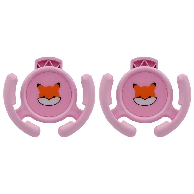 [Australia - AusPower] - HOMEFOX Socket Holder Car Mount - 2 Pack Collapsible Socket Mount for Car Vent, Grip Socket Car Holder for iPhone with Secure Vent Clip for Horizontal Air Vent ONLY, Pink Two Pack Vent Mount Pink/Pink 