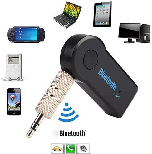 [Australia - AusPower] - Bluetooth Receiver 5.0 Wireless Audio Receiver, 3.5mm Jack AUX car Audio/Wired Headset/Home Stereo System Compatible, can be Connected to Smartphone/Tablet Bluetooth, Hands-Free Compatible Microphone 