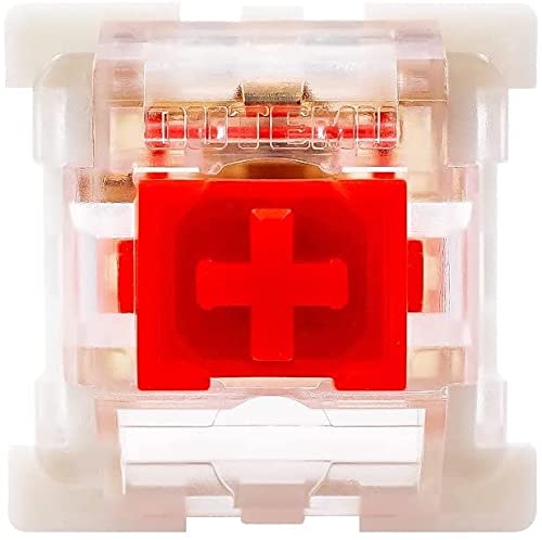 [Australia - AusPower] - Pack 32 OUTEMU Red Switches 3 Pin Key Switch - Gateron& Cherry MX Equivalent DIY Replaceable Switches for Mechanical Keyboard (Red) 
