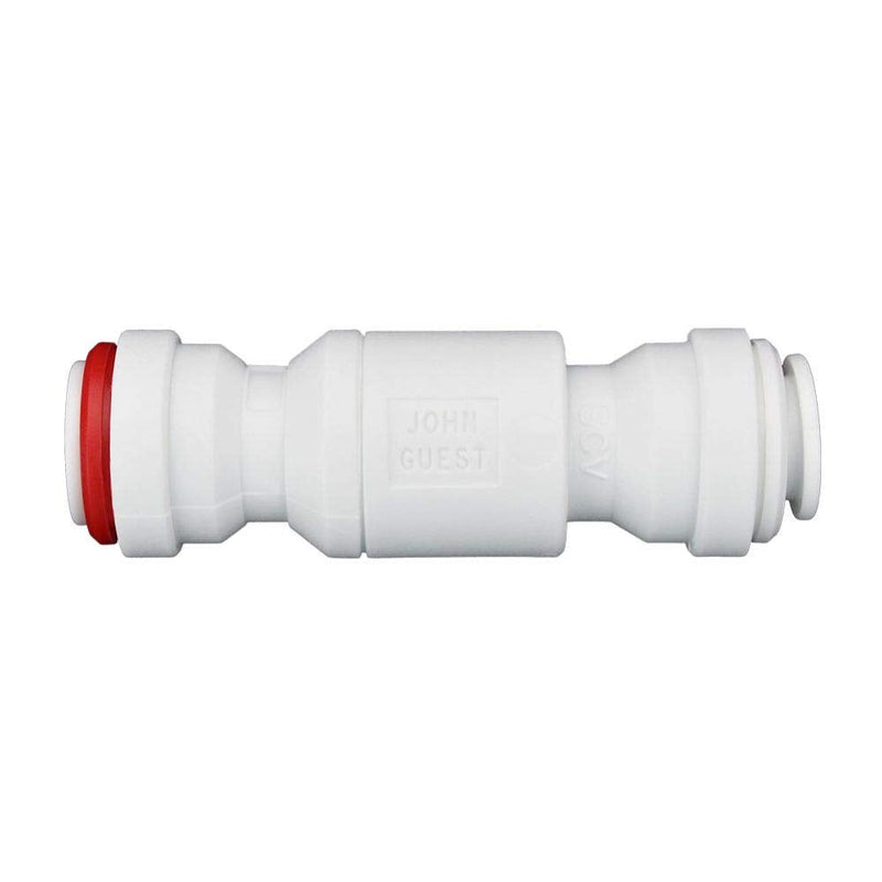 [Australia - AusPower] - John Guest Acetal Copolymer Tube Fitting, Imperial Single Check Valve, 3/8" Tube OD 3/8 Inch 