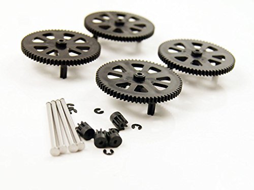 [Australia - AusPower] - HONBAY Parrot AR Drone 2.0 Pinion and Spur Gears Upgraded Design and Material Orange Parrot AR Drone 1.0 & 2.0 Repair Gears Replacement Pinion and spur Spare Parts 