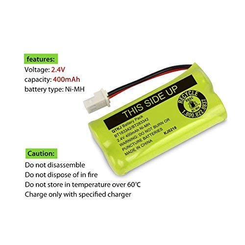 [Australia - AusPower] - QTKJ BT183342 BT283342 BT162342 BT166342 BT266342 BT262342 Cordless Phone Battery for AT&T EL52300 CL80113 CL80112 CL80114 CL4940 CL80111 VTech CS6114 CS6419 CS6719 CS6649 DS6151 Handsets (Pack of 6) 6 Pack BT183342 Batteries 
