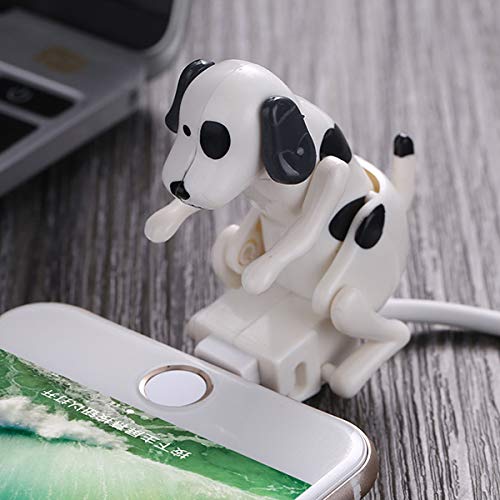 [Australia - AusPower] - wastreake Stray Dog Charging Cable, Suitable USB Pet Kids Toy Gift, USB Charging Cable for Various Models of Mobile Phones (White, Type-c) White 