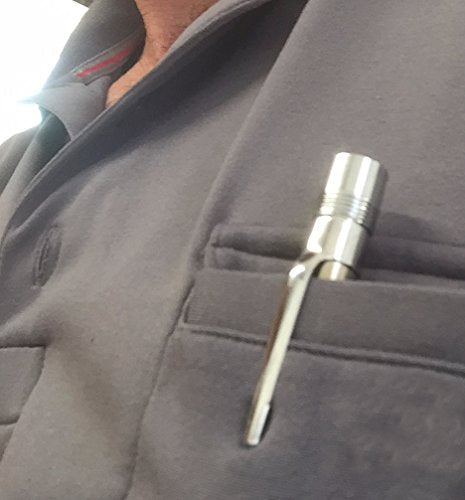 [Australia - AusPower] - Bullseye Office - Portable Stainless Steel Toothpick Holder - Mobile Toothpick Case, Easy to Carry in Your Pocket, Bag, and Much More 