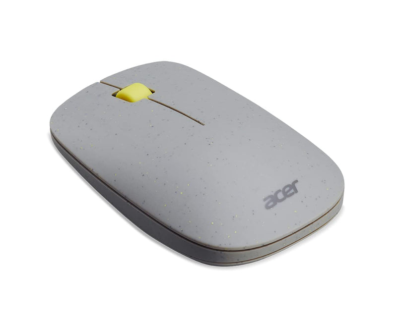 [Australia - AusPower] - Acer Vero 3 Button Mouse | 2.4GHz Wireless | 1200DPI | Made with Post-Consumer Recycled (PCR) Material | Certified Works with Chromebook | Gray 