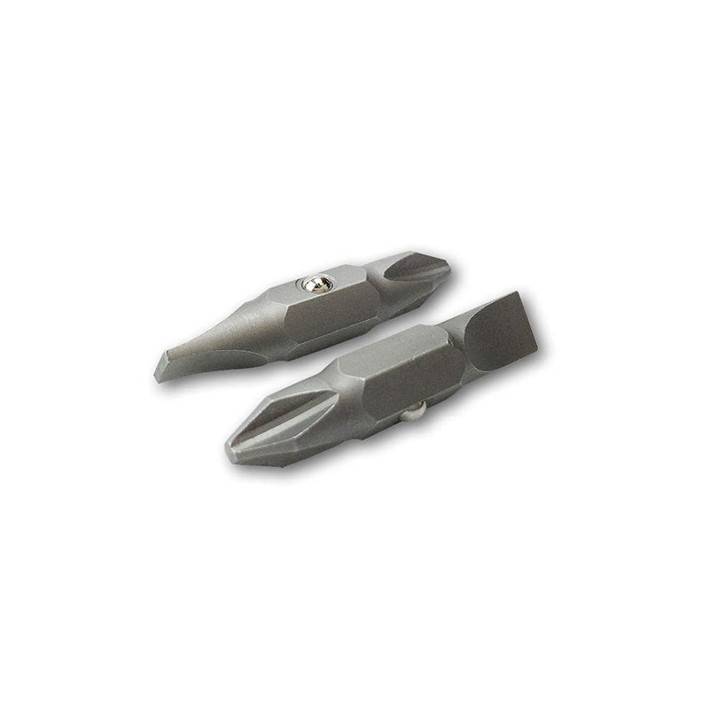 [Australia - AusPower] - Klein Tools 32483 Bit for 11-in-1 and 10-in-1 Klein Screwdriver Nut Driver, #2 Phillips, 1/4-Inch Slotted #2 Phillips, 1/4" Slotted 