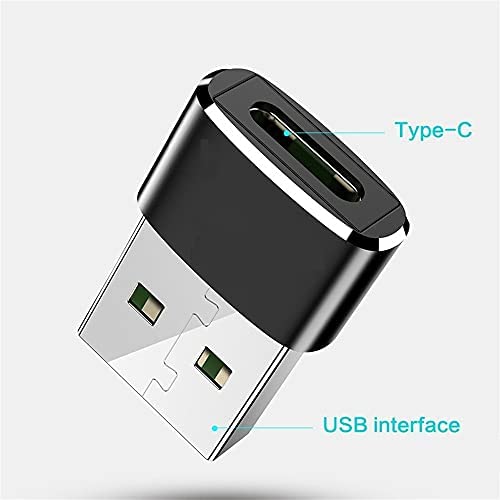 [Australia - AusPower] - 2 Pack USB-C Female to USB Male Adapter, USB C to USB A Adapter Compatible with Mbook, Notebook, Tablet, Smartphone Such as Samsung Galaxy 
