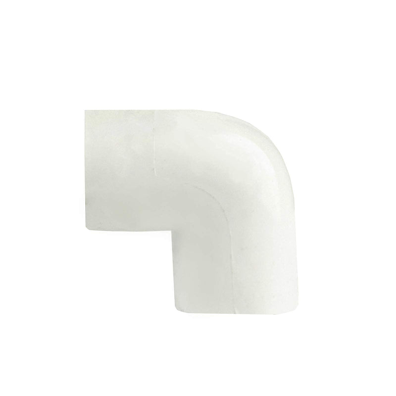 [Australia - AusPower] - FangKingNo 10pcs 1/2" 2-Way PVC Pipe Fitting 90 Degree Elbow PVC Adapter Coupling Schedule 40 White Socket 90 Degree PVC Pipe Elbow - 10 Pack , (0.5 Inch) 0.5 Inch 