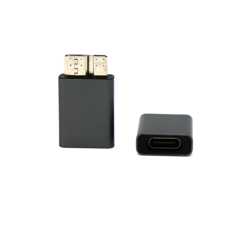 [Australia - AusPower] - Discool USB C to USB 3.0 Adapter, Type C Female to USB 3.0 Micro B Male Adapter Convert Connector USB C Hard Drive Adapter Support Glaxy S5/Note 3/Note Pro 12.2 
