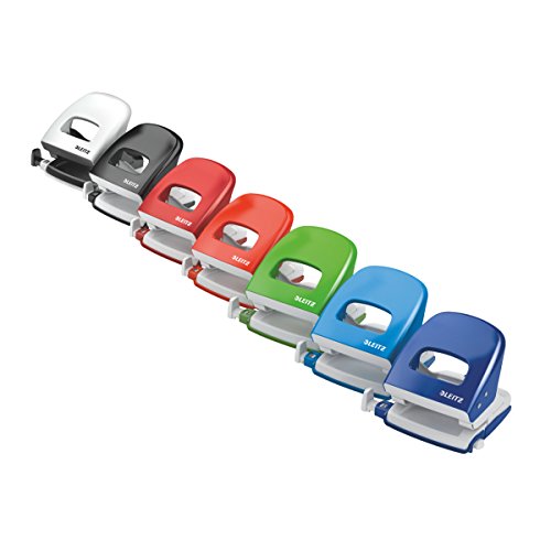 [Australia - AusPower] - Leitz Hole Punch, 30 Sheets, Guide Bar with Format Markings, Metal, NeXXt Range, 50080095 - Black 