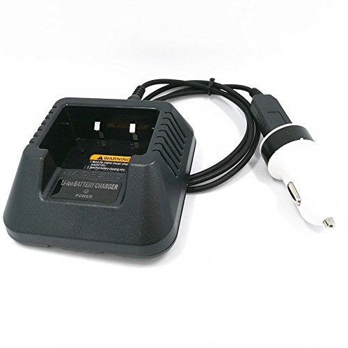 [Australia - AusPower] - BAOFENG USB Cable Battery Charger with Indicator Light + Car Cigarette Lighter/USB for Portable UV-5R,UV-5RE,DM-5R,BF-F8HP,UV-5X3 Plus Series Two-Way Radios 
