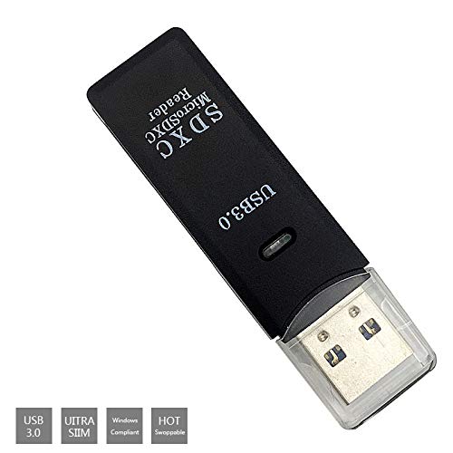 [Australia - AusPower] - CFIKTE USB Card Reader，2 in 1 USB 3.0 HighSpeed Memory Card Reader Adapter for Micro SD, Micro SDHC, Micro SDXC, TF, SD Card, SDHC, SDXC, Dual Slots Hub,Up to 5Gbps Write and Read Speed (2 Pack) 2 PACK 