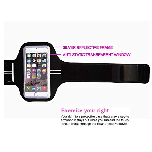 [Australia - AusPower] - HOKANG Water Resistant Large Cell Phone Armband Case for iPhone Xs/XS Max/XR/X/8 Plus, Galaxy S10/S10e/S10+/S9/Note 9, Google Pixel 2 XL and More for Workout Band & Key Holder 