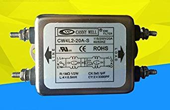 [Australia - AusPower] - BLS AC 115/250V 20A CW4L2-20A-S Noise Suppressor Power EMI Filter 