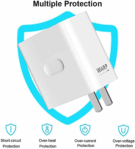 [Australia - AusPower] - Original OEM 100% Warp Charger 30W Power Adapter [5V 6A] USB-C Fast Charging Cable 1M / 3.3FT Data Cable for OnePlus7pro 8 8pro (Warp Charger) 