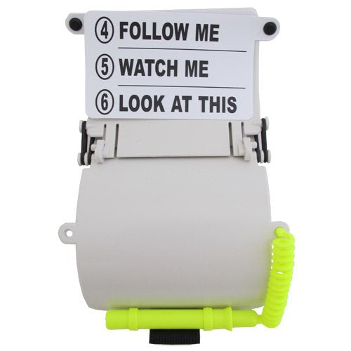 [Australia - AusPower] - Scuba Choice Scuba Diving 3 Panels Wrist Writing Slate with Text and Pencil 