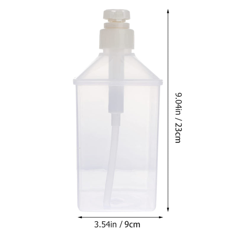 [Australia - AusPower] - Cabilock Plastic Squeeze Condiment Bottles Mason Jar Syrup Honey Dispenser Pump Bottle for Juice Icing Ketchup Frosting Cookie Decorating Sauces 1100ML (White) 