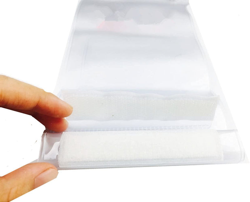 [Australia - AusPower] - Lsgoodcare Portable Two Way Radio Waterproof Rainproof Bag Case Pouch Compatible for Motorola Kenwood Midland UV 82 BF 888S UV-5R Walkie Talkie Radio White 