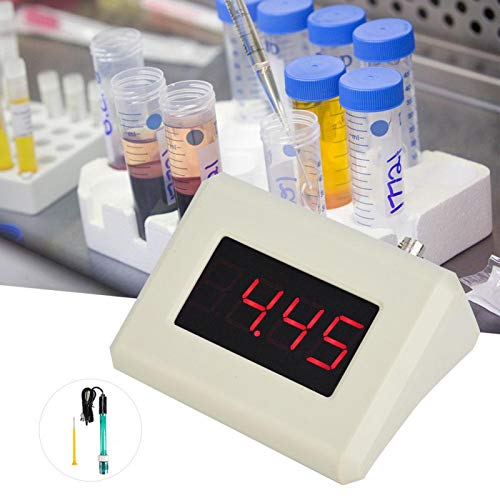 [Australia - AusPower] - Digital PH Meter 0.00-14.00PH PH-025M Online PH Meter Water Quality Monitor 24 Hours Continuously Work Resolution 0.01PH with Electrode Probe BNC US 110V 