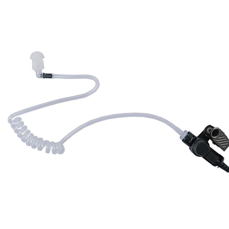 [Australia - AusPower] - Klykon 2 Wire Covert Acoustic Tube Earpiece with Mic Ptt Compatible with Kenwood Baofeng Puxing Wouxun 2 Way Radio Walkie Talkie 