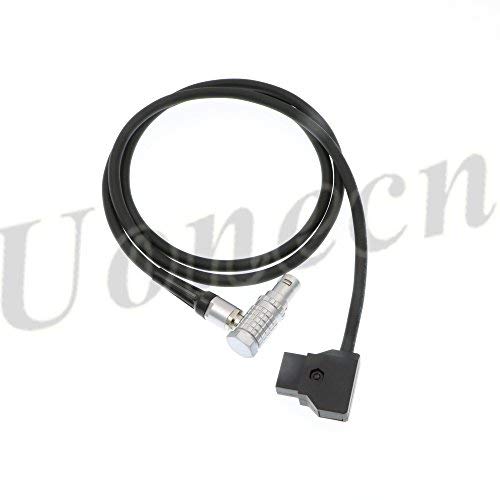 [Australia - AusPower] - Uonecn Red Epic Scarlet Camera Power Cable D Tap to Right Angle 1B 6 Pin Female Flexible Thin Cord 39'' 
