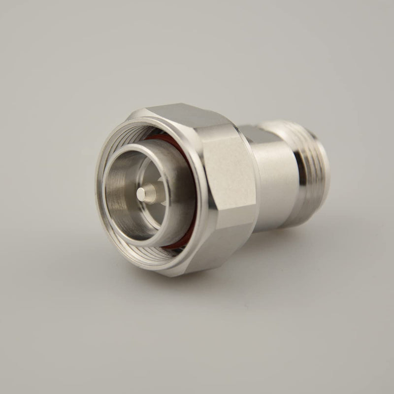 [Australia - AusPower] - RFIOTASY 4.3-10 Mini DIN Male to N Female Adaptor 4.3/10 Mini DIN Male to N Female Adapter with Low PIM 160dBc (4.3-10 Male to N Female) 4.3-10 Male to N Female 