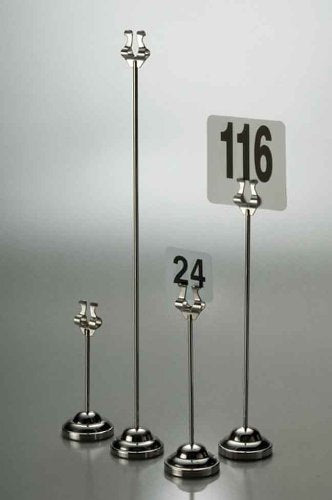 [Australia - AusPower] - American Metalcraft HPCH6 Card Holders, Signs and Stands, 2.3" Length x 2.25" Width, Silver 