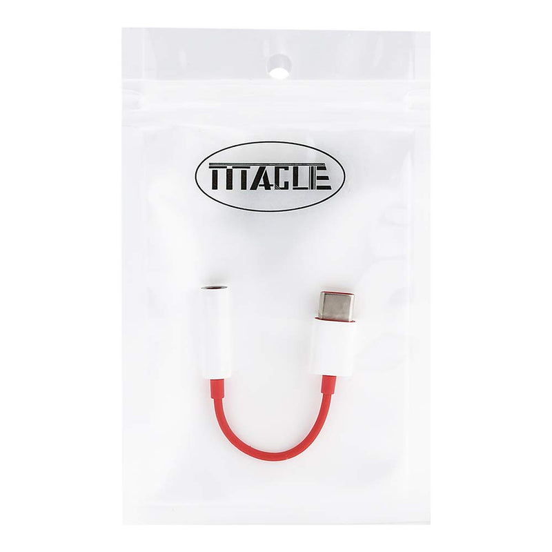 [Australia - AusPower] - TITACUTE USB C to 3.5mm Aux Cable USB C to 3.5mm Female Adapter Type C to 3.5mm Audio Adapter for OnePlus 8T Auxiliary Adapter Noise Cancelling Headphones Jack Converter Adapter for OnePlus 8 7T 9 Pro 