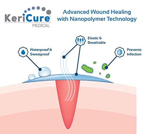 [Australia - AusPower] - KeriCure's Natural Seal Invisible Liquid Bandage, 2 Pack, Soothe, Seal and Protect Small cuts, scrapes, rashes and More - NO Harsh Chemicals - Sting Free - Moisturizing Spray on Bandage 