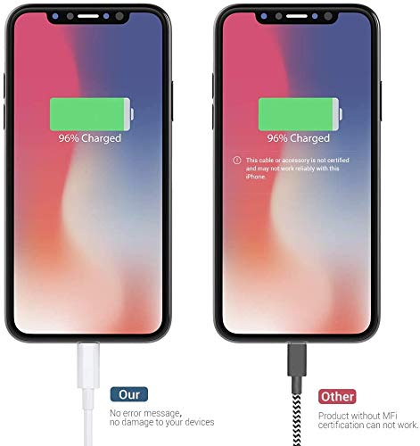 [Australia - AusPower] - Marchpower Lightning Cable MFi Certified iPhone Charger Cable 3Pack 6FT Lightning to USB Charging Cable for iPhone 13 Pro Max 12 11 Pro Max Xs Max X 8Plus 7Plus 6S iPad 9 Mini 6 iPod White 