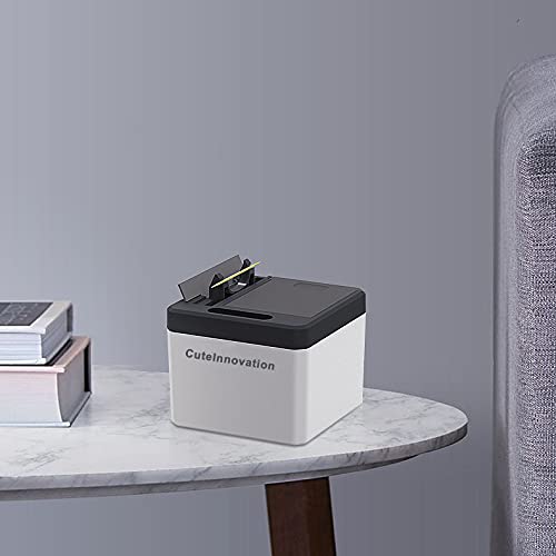 [Australia - AusPower] - Innovation Automatic Auto Toothpick Dispenser, Smart Toothpick Holder Box, Infrared Sensor Toothpick Box for Home Restaurant Office (White) White 