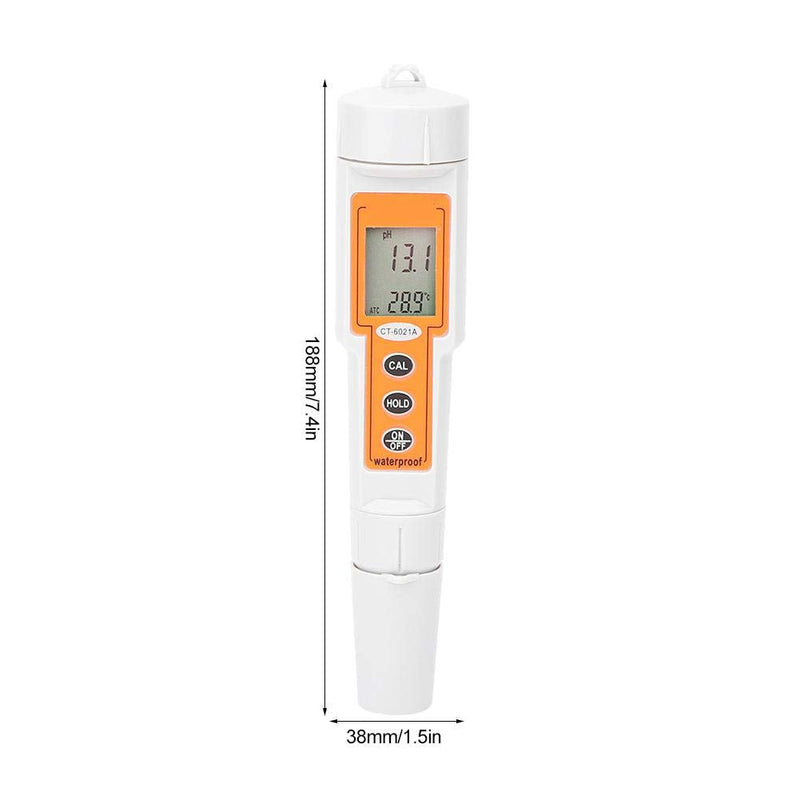 [Australia - AusPower] - CT6021A PH Meter High Accuracy Water Quality Tester for Swimming Pool Aquarium 