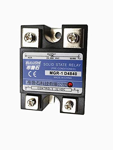 [Australia - AusPower] - 14840DA 3-32V DC to 24-480V AC 40A Output Single Phase SSR Solid State Relay 