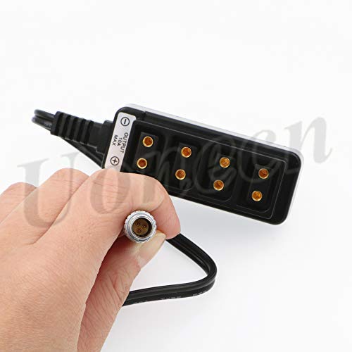 [Australia - AusPower] - Uonecn 4 Port Dtap to 3 pin Male steadicam Zephyr Splitter Cable for ARRI RED Cameras 