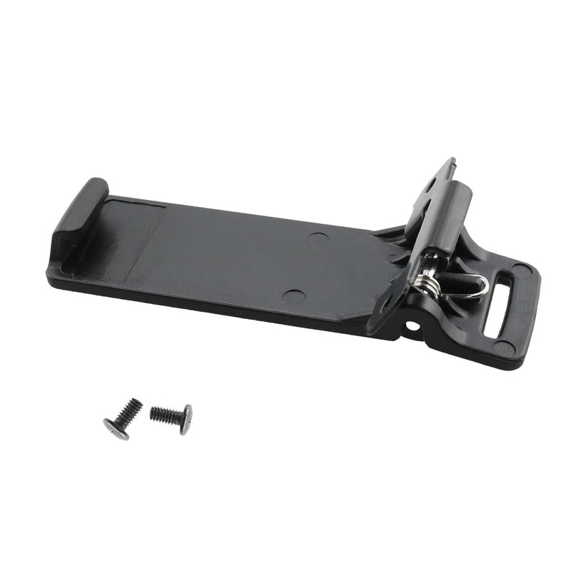 [Australia - AusPower] - ITROLLE Walkie Talkie Back Clip 4PCS Black Radio Belt Clips for Baofeng UV-5R UV-5RA UV-5RB UV-5RC 5RD 5RE 5RE Two Way Radio Accessories 
