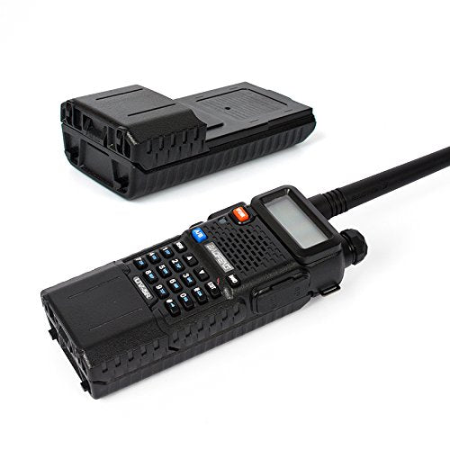[Australia - AusPower] - 6xAA Battery Case Shell Black for Two Way Radio for Baofeng UV-5R UV-5RE Plus 