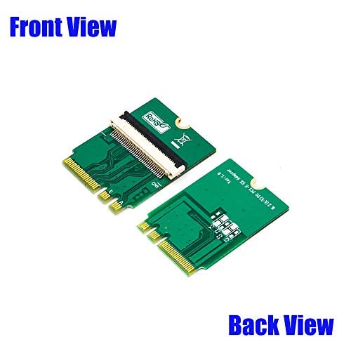 [Australia - AusPower] - NGFF (M.2) Key A/E to PCI-E Express X1+USB Riser Card with High Speed FPC Cable 