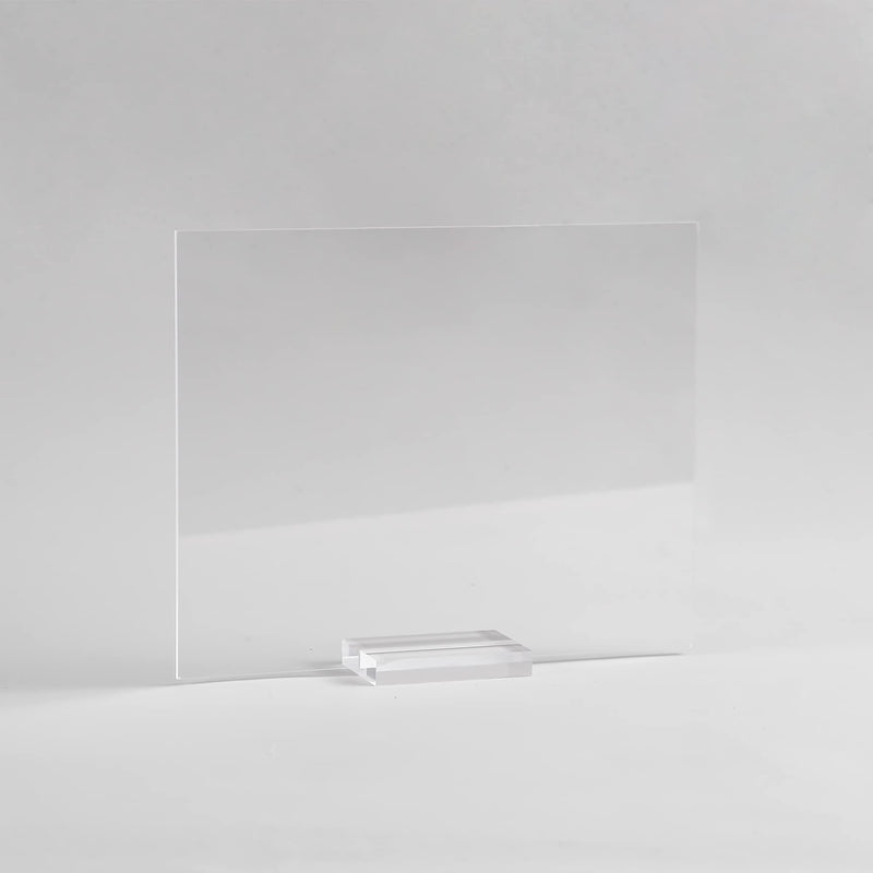 [Australia - AusPower] - UNIQOOO 3" Clear Acrylic Stand | Wedding Sign Holders, 10 Count 