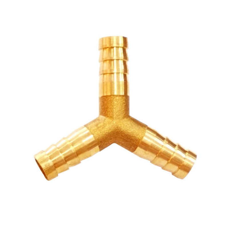 [Australia - AusPower] - Uenede 3PCS Solid Brass Y Barb Fittings 1/2"OD 3-Way Union Intersection Hose Pipe Barb Fitting for Water/Oil/Gas 0.5 Inch 