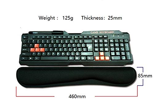 [Australia - AusPower] - Wrist Rest for Keyboard, Comfortable Memory Foam Pad for Gaming and Office Keyboards 