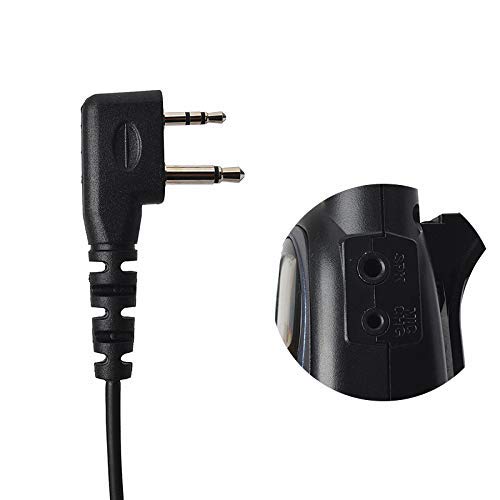 [Australia - AusPower] - HYS Soft Rubber G Shape Earhook Earpiece with VOX/PTT for Icom Radio IC-V8 V80 V80E V82 V85 F21 F24 IC-F4011 IC-F3011 IC-F3013 IC-F3GT Midland GXT1050 GXT2000 GXT1000VP4 LXT600VP3 