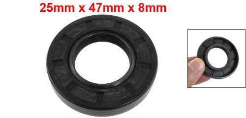 [Australia - AusPower] - uxcell Spring Loaded Metric Rotary Shaft TC Oil Seal Double Lip 25x47x8mm 