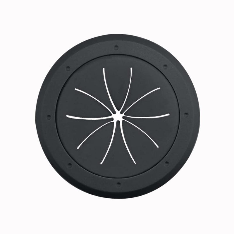 [Australia - AusPower] - Construct Pro Speedy Spring-Lock Cable Pass Through Port | 2 inch Diameter | Black CON6061SPZ 
