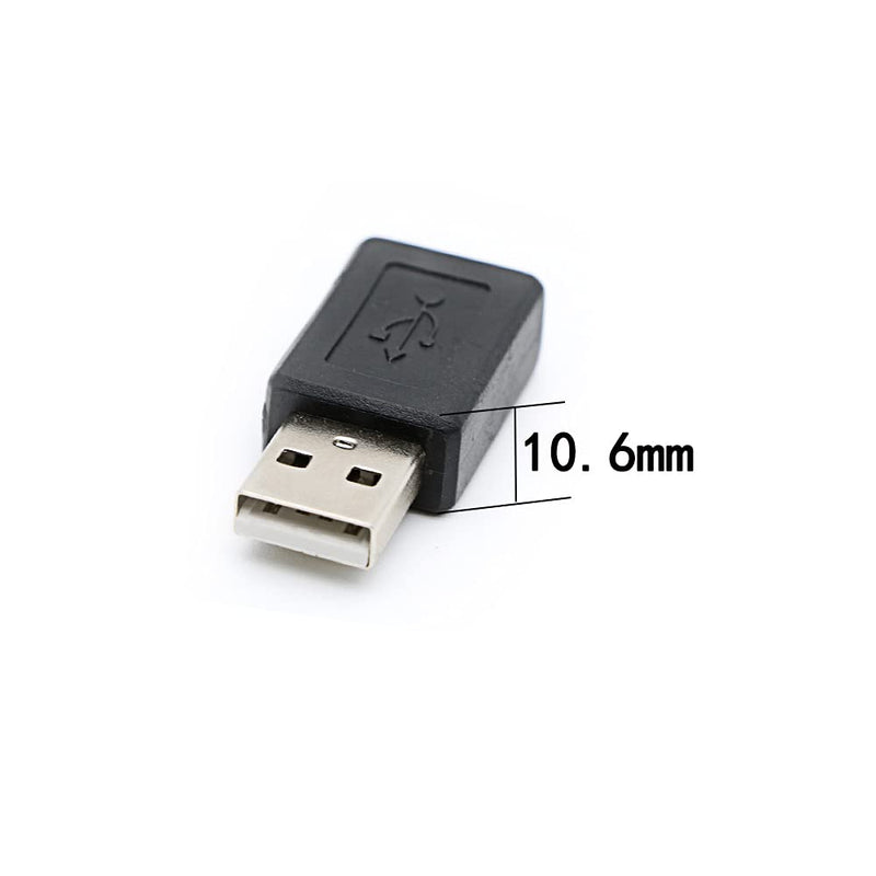 [Australia - AusPower] - 3 Pack USB 2.0 A Male to USB Micro Female Adapter Converter 