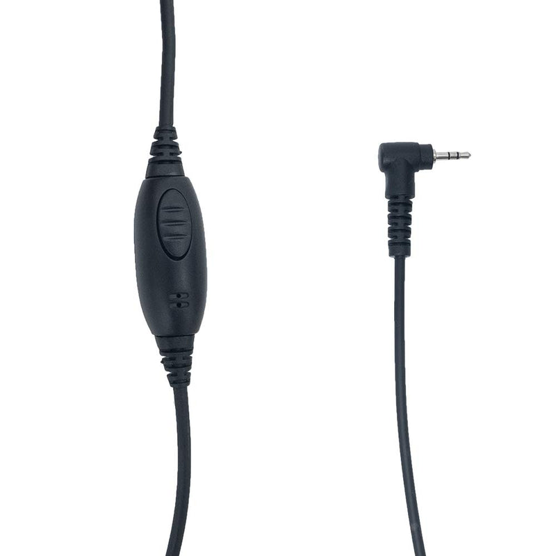 [Australia - AusPower] - Caroo 1 Pin Headset with Boom Mic Noise Cancelling Earpiece for Uniden GMR Walkie Talkie Two Way Radio 