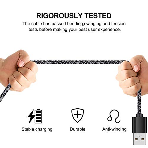 [Australia - AusPower] - USB Type C Cable Android Charger USB C Phone Charger Cable Fast Charging Cord Braided 3ft 4 Pack for Samsung Galaxy S22/S21/S21 Ultra/S21 Plus/S20 FE/S20/S10e/S9/S8/A10e/A20/A50/A51/A71,Note 20/10/9 