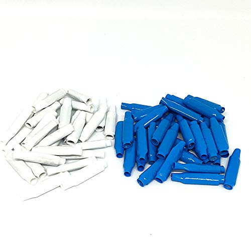 [Australia - AusPower] - Wire B Connector Filled Wet B Wire Gel Telephone Alarm Wire Crimp Beanies Splices for Low Voltage, Wet Blue + Dry White (300 PCS + 300P CS) (300 PCS + 300P CS) 