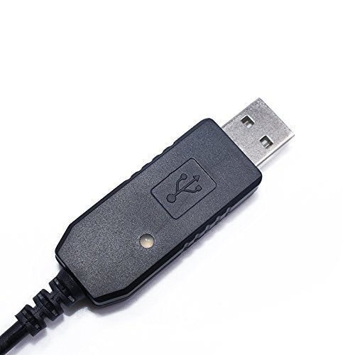 [Australia - AusPower] - BAOFENG USB Cable Battery Charger with Indicator Light + Car Cigarette Lighter/USB for Portable UV-5R,UV-5RE,DM-5R,BF-F8HP,UV-5X3 Plus Series Two-Way Radios 